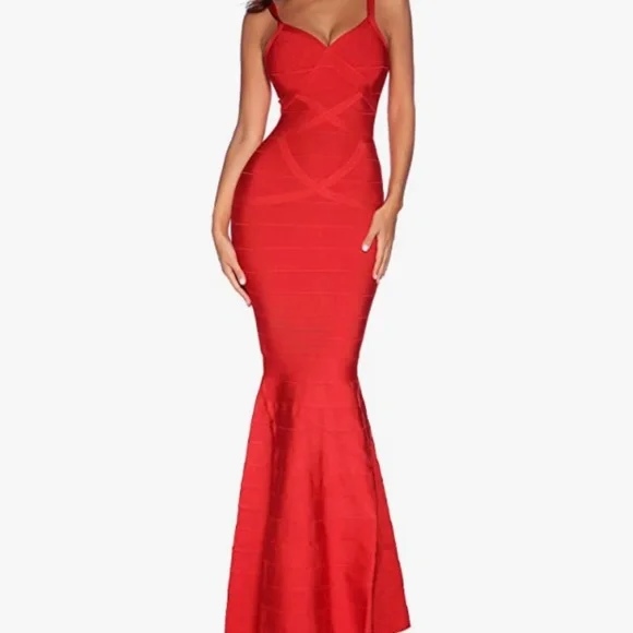 Dresses | Reschedule Maxi Long Bandage Dress | Poshmark